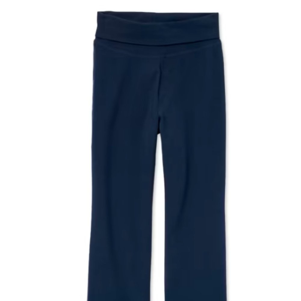 Children's Place Girl 10 Blue Uniform Active Foldover Waist Pants